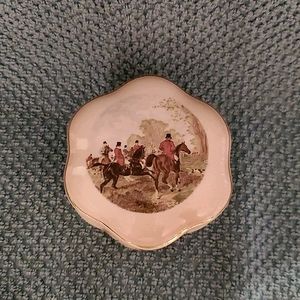 Vintage Palissy Porcelain Trinket Box